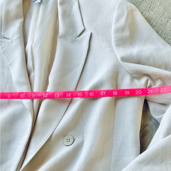 Bar III Open Blazer Cream Women's Large - Picture 9 of 10